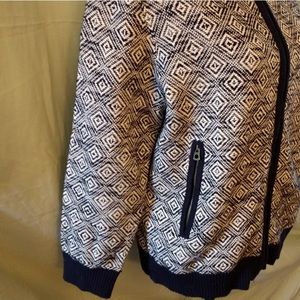 Lucky Brand knit bomber jacket